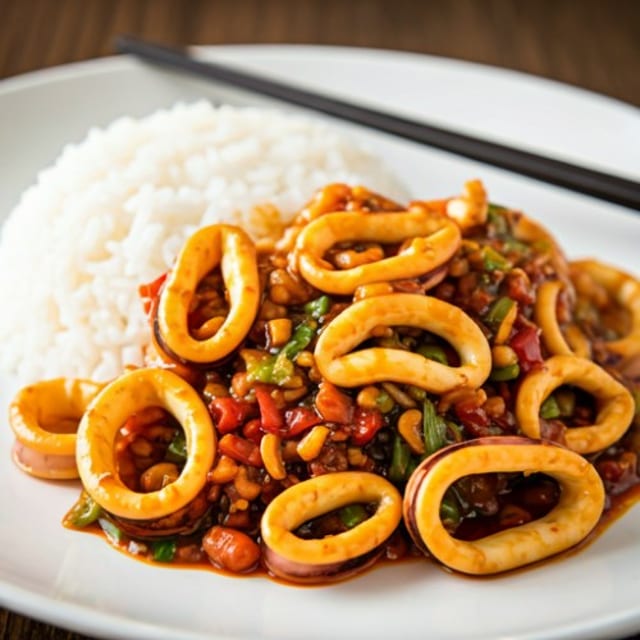 Kung Pao Squid.