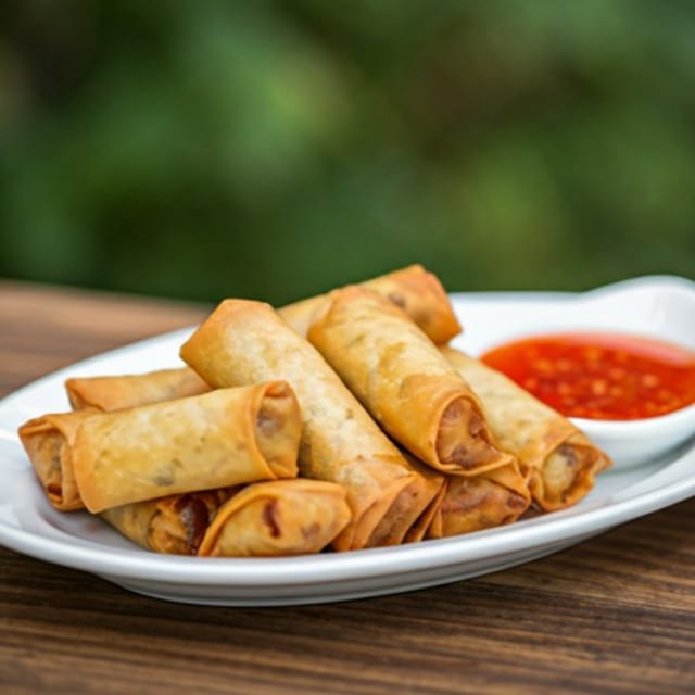 Veggie Spring Rolls.