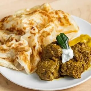 Roti Canai with Rendang Beef